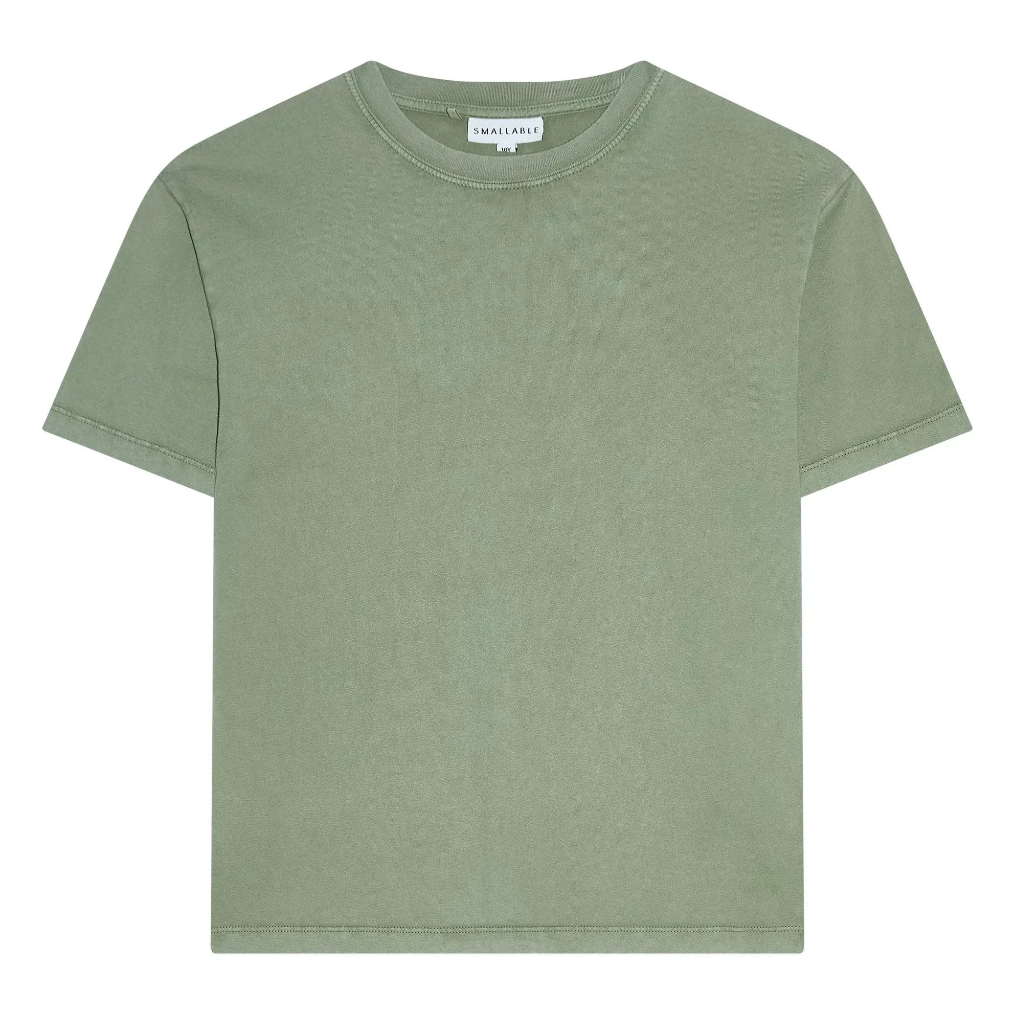 Smallable Kid - Nils Organic Cotton T-shirt | Light Khaki