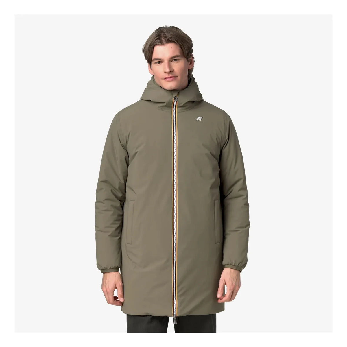 K-way - Jack St Warm Çift Taraflı Ceket | Haki
