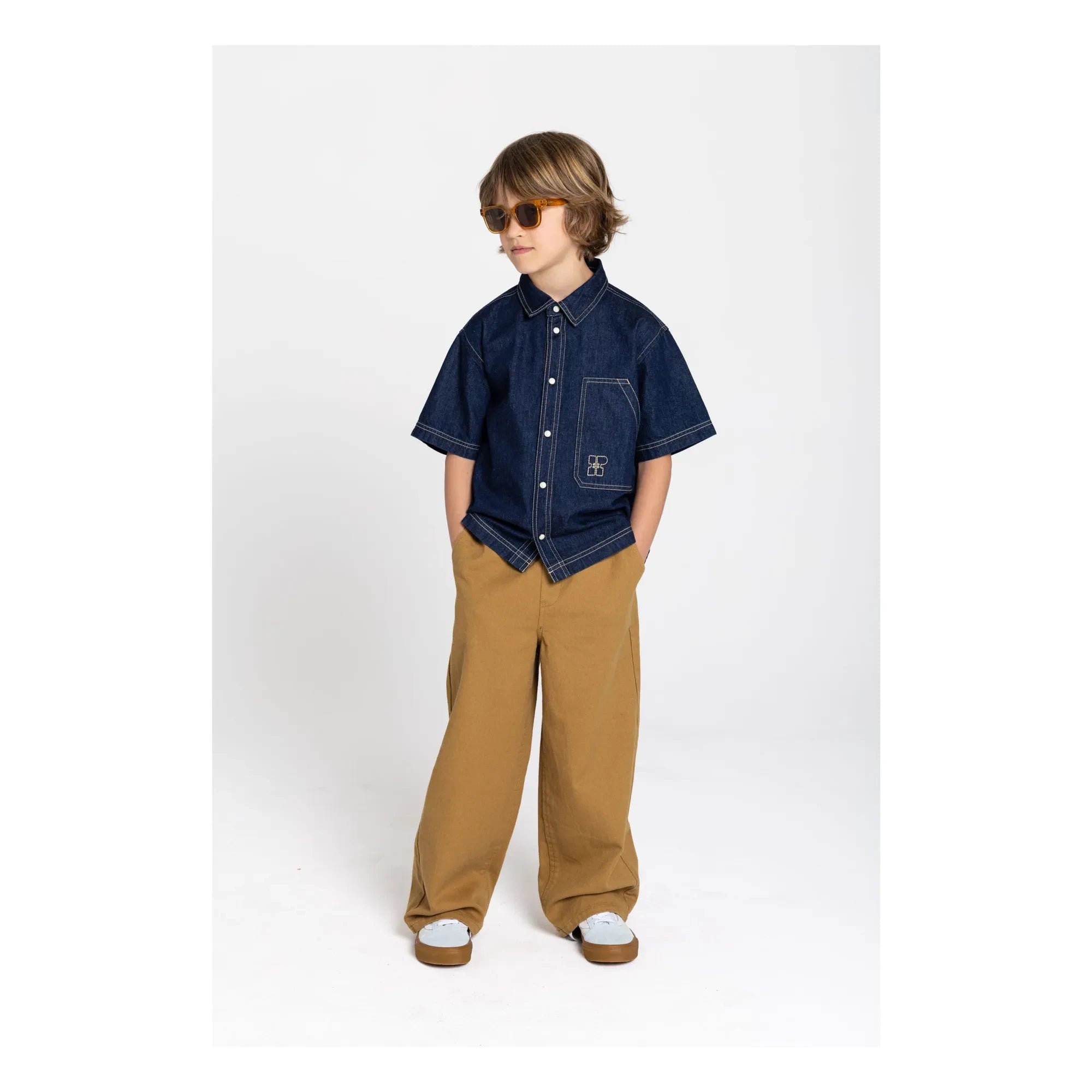 Hundred Pieces - Wayne Denim Gömlek | Koyu Mavi