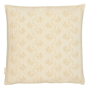 House of Capricorn - Mafalda beidseitig besticktes Kissen | Ecru