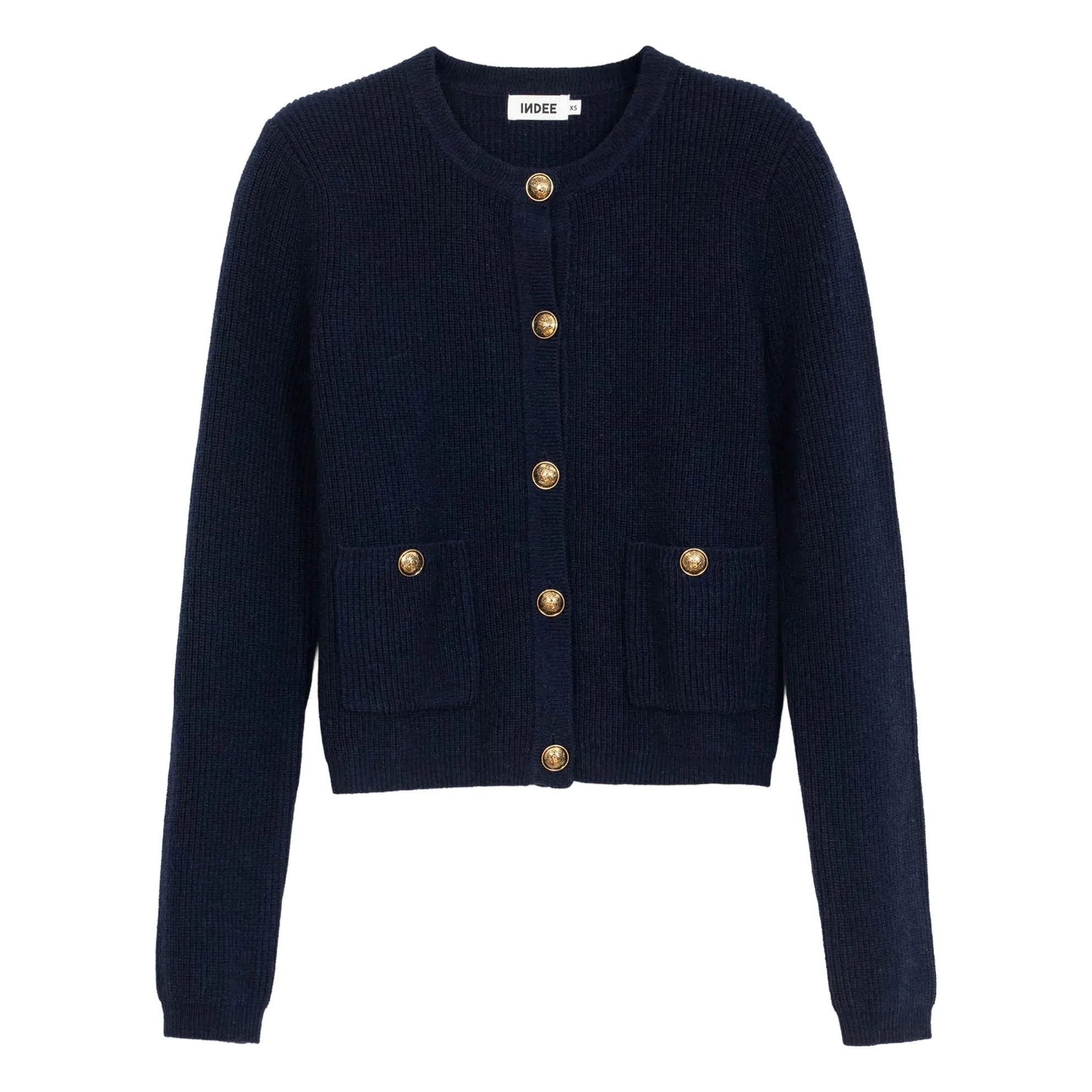Indee - Tours Strickjacke | Marineblau