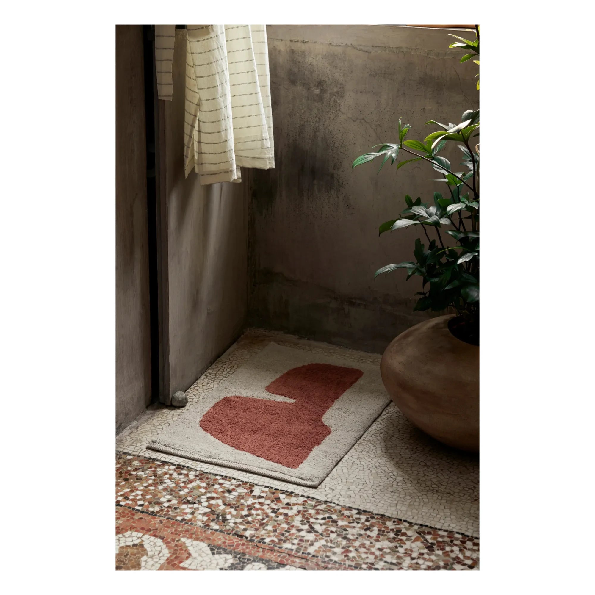 Ferm Living - Lay Banyo Paspası | Kırmızı tuğla