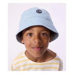 Petit Bateau - Fischerhut aus Denim | Hellblau