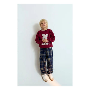 the new society - Sudadera con logo | Burdeos