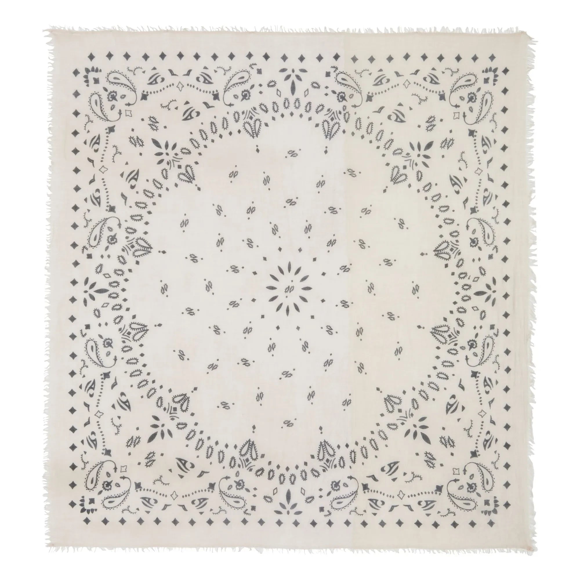 Kujten - Effy Kaşmir Voile Bandana | Yulaf Ezmesi