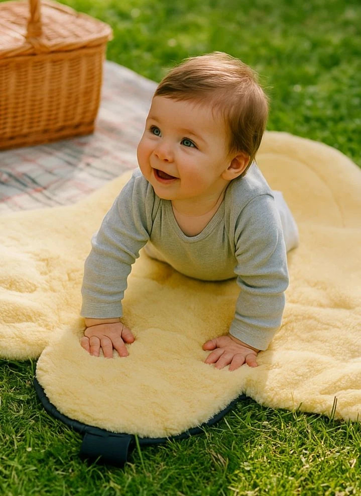 Kaiser - Naadja Lammfell-Babysitz-Einlage | Khaki