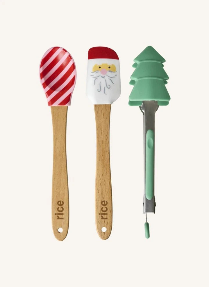 Rice - Silikon Noel mutfak gereçleri - 3'lü set | Çok Renkli