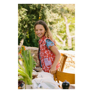 Favorite People - Chaleco sin mangas con estampado floral Napoli | Rojo