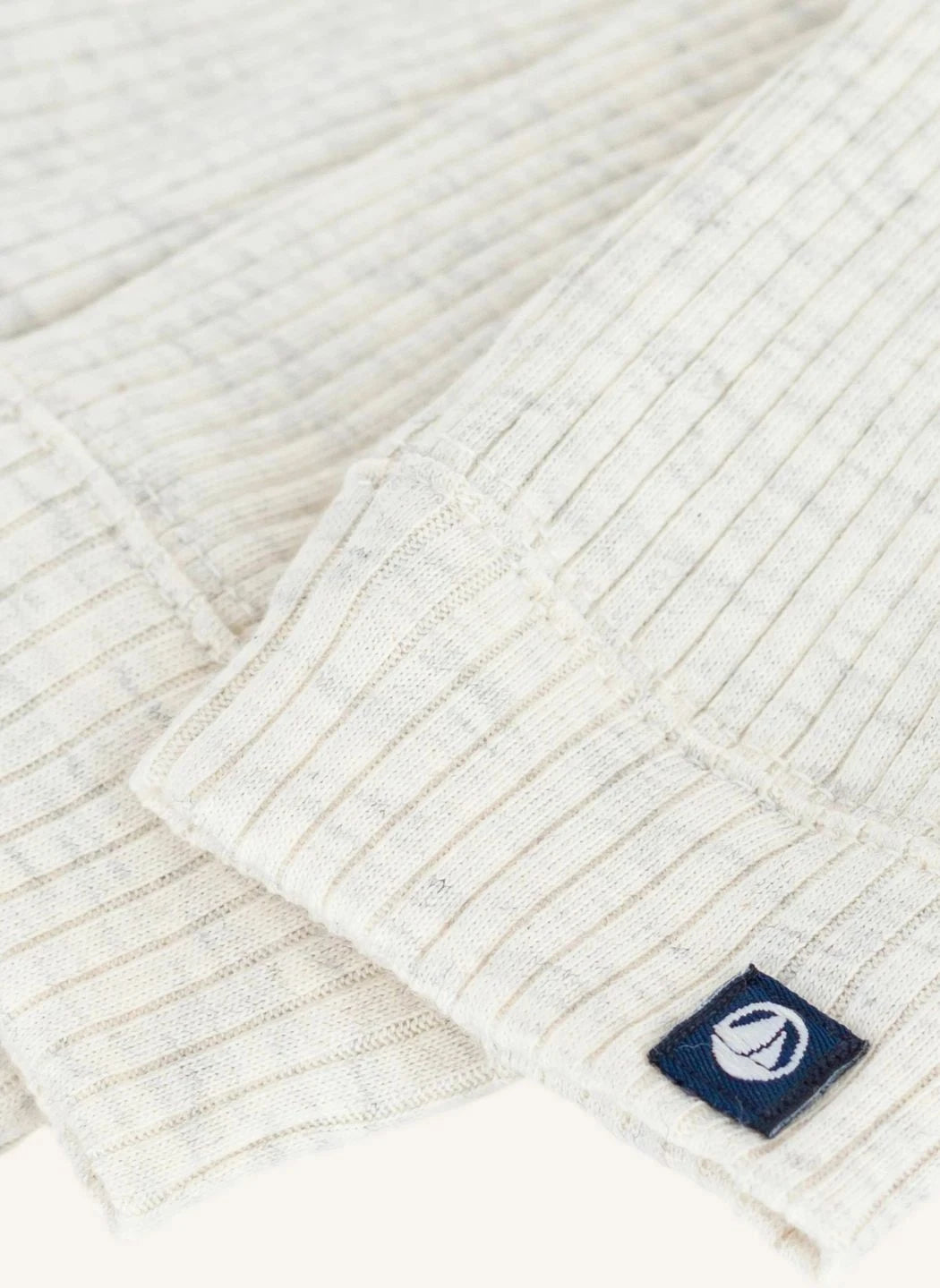 Petit Bateau - Logo Rib Tayt | Heather bej