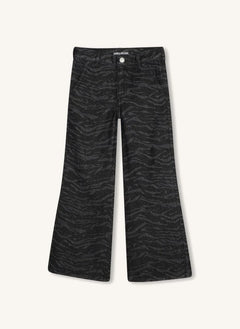 Zadig & Voltaire - Jean Victoria Zebra | denim negro