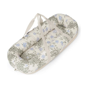 garbo&friends - Plumbago Basket Crib | Blue