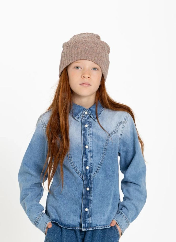 Hundred Pieces - Pauline Denim Gömlek | Açık Denim