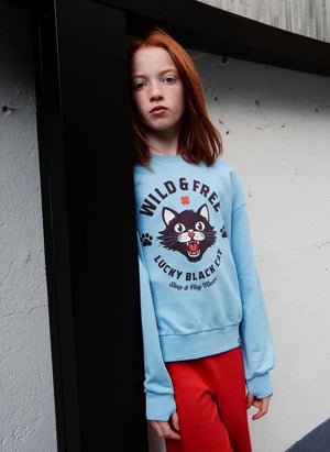 Finger in the nose - Alma Sweatshirt | Azul Claro