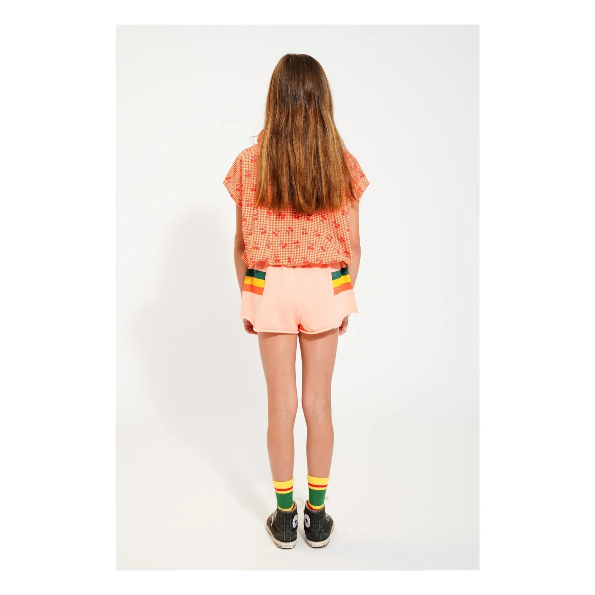 Piupiuchick - Top Vichy Cereza | Naranja