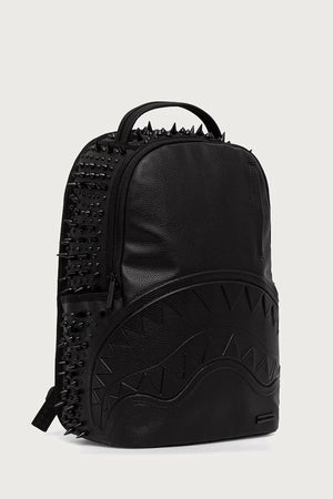 Sprayground - Black Faux Leather Backpack 910B8362NSZ