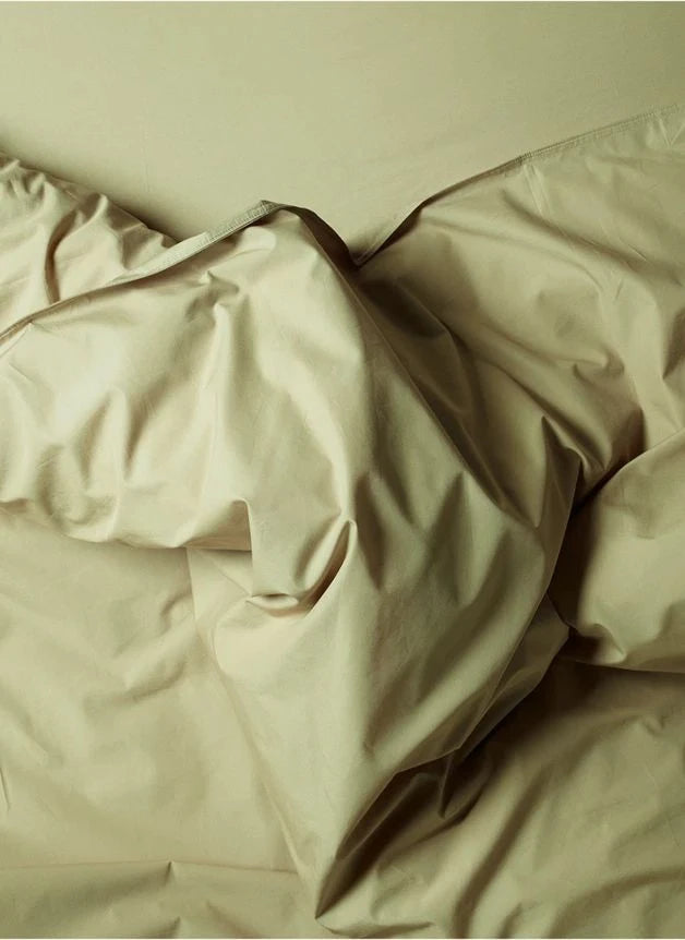 Suite 702 - Organik Percale Nevresim Kılıfı | Antep fıstığı yeşili