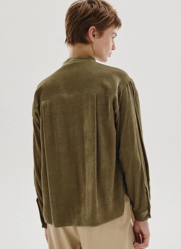 Pomandère - Camicia con taschino | Kaki