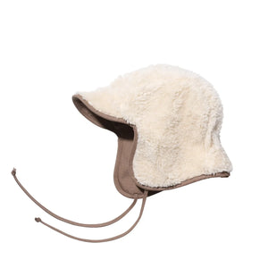 Kappy - Ushanka de doble cara de tela Ripstop | Beige