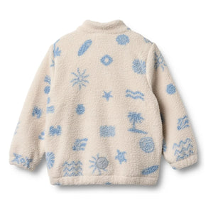 Wheat - Helge Beach Geri Dönüştürülmüş Elyaf Sherpa Ceket | Ecru
