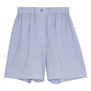 the new society - Cloe Cotton Short Skirt | Light Blue
