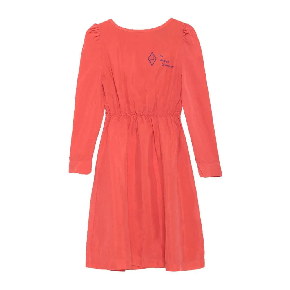 The Animals Observatory - Vestido Yunus de Cupro | Rojo