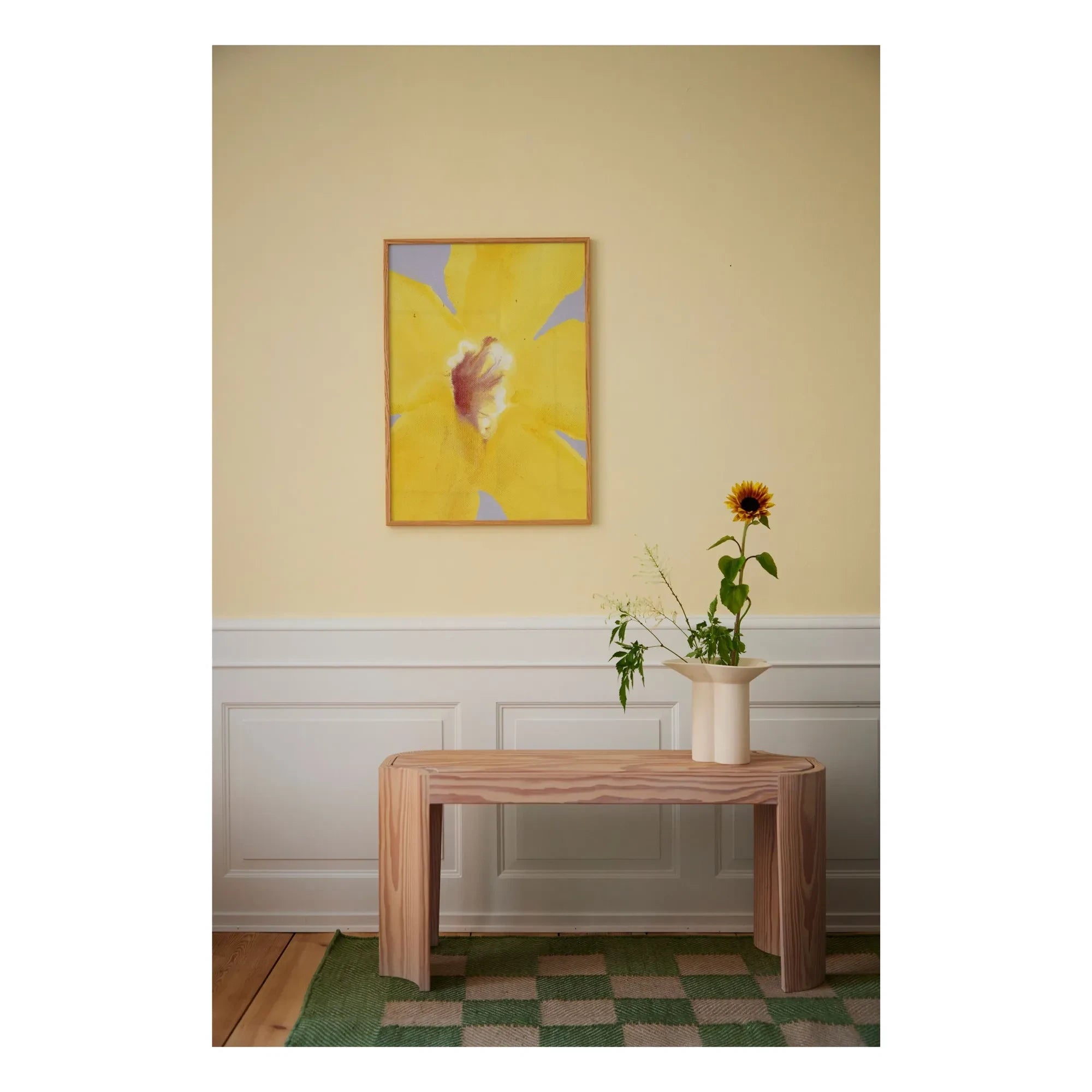 Paper Collective - In Full Bloom 01 poster, Liat Greenberg | Sarı