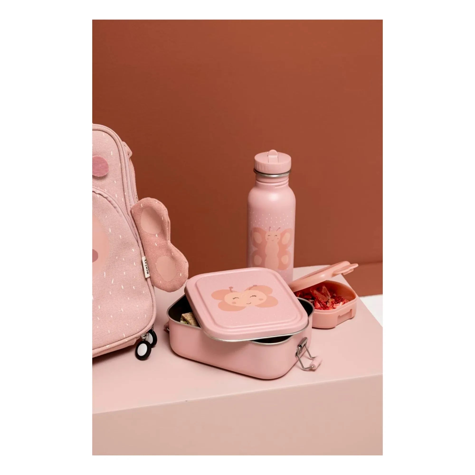 Trixie - Mrs. Butterfly Small Lunch Box | Pink