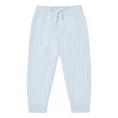 FUB - Zigzag Merino Wool Pants | Light Blue