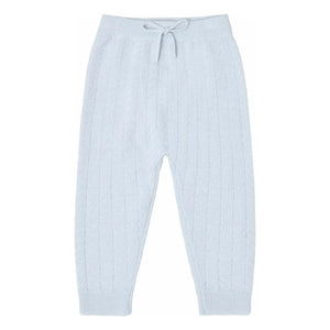FUB - Zigzag Merino Wool Pants | Light Blue