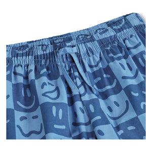 Molo - Lexi Damier Organic Cotton Short Pajamas | Blue