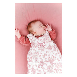 Tartine et Chocolat - Toile de Jouy Baby-Schlafsack | Pfirsich