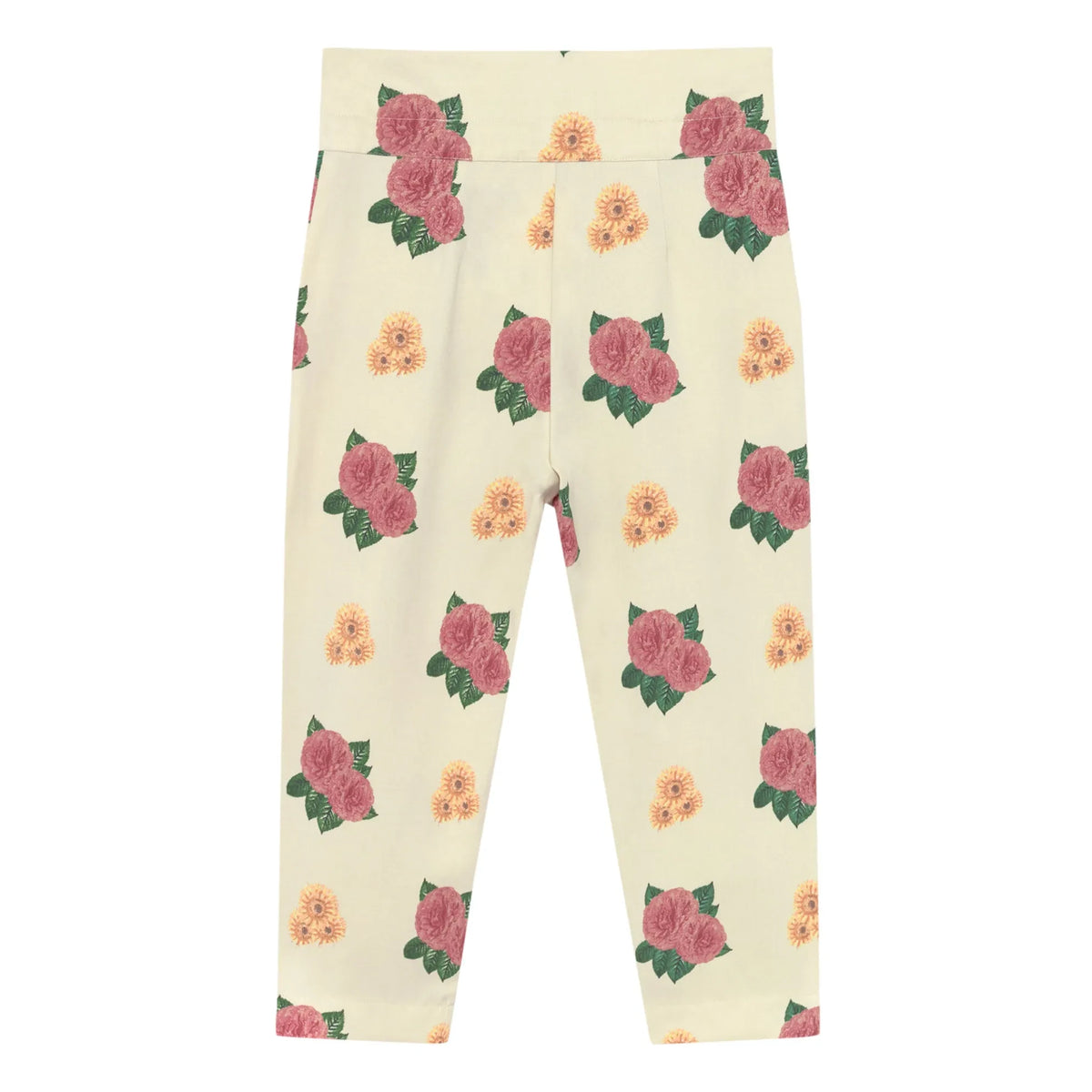 The Animals Observatory - Pantalón de lino camel de talle alto | Ecru