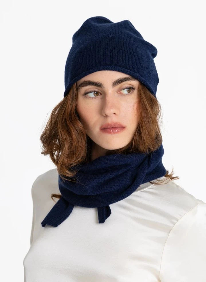 Smallable Woman - Clocker Merino Wool Beanie | Navy