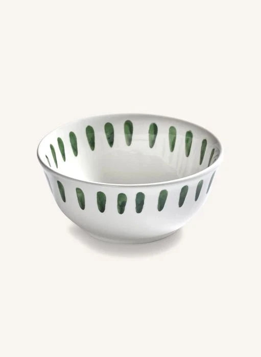 Serax - Charley Cuencos a Rayas - Set de 2 | Verde