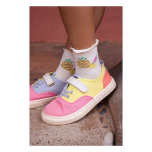 Bonton - Zapatillas con Cordones Board Easy | Rosa caramelo