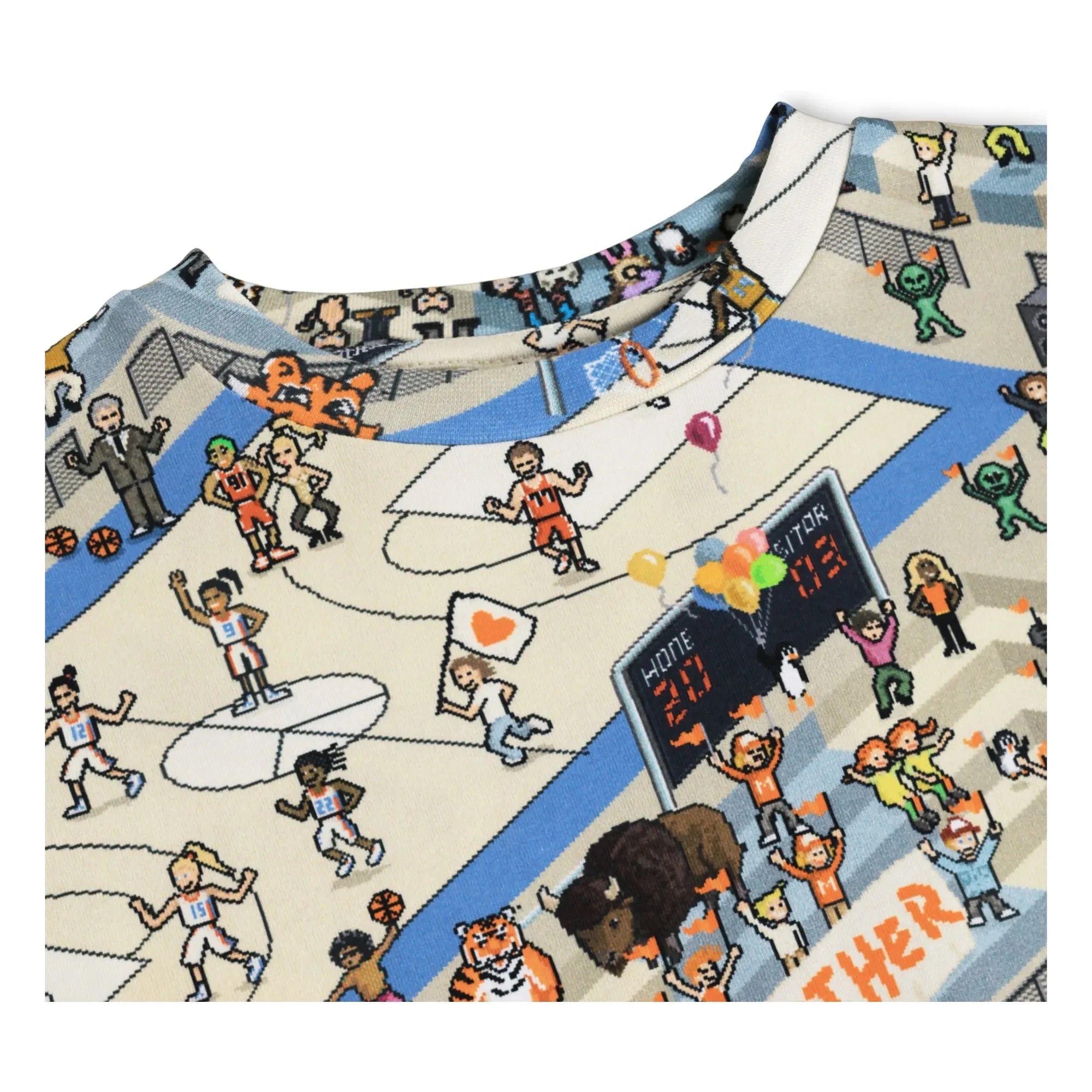 Molo - Ralphie Basketball T-Shirt aus Bio-Baumwolle | Ecru