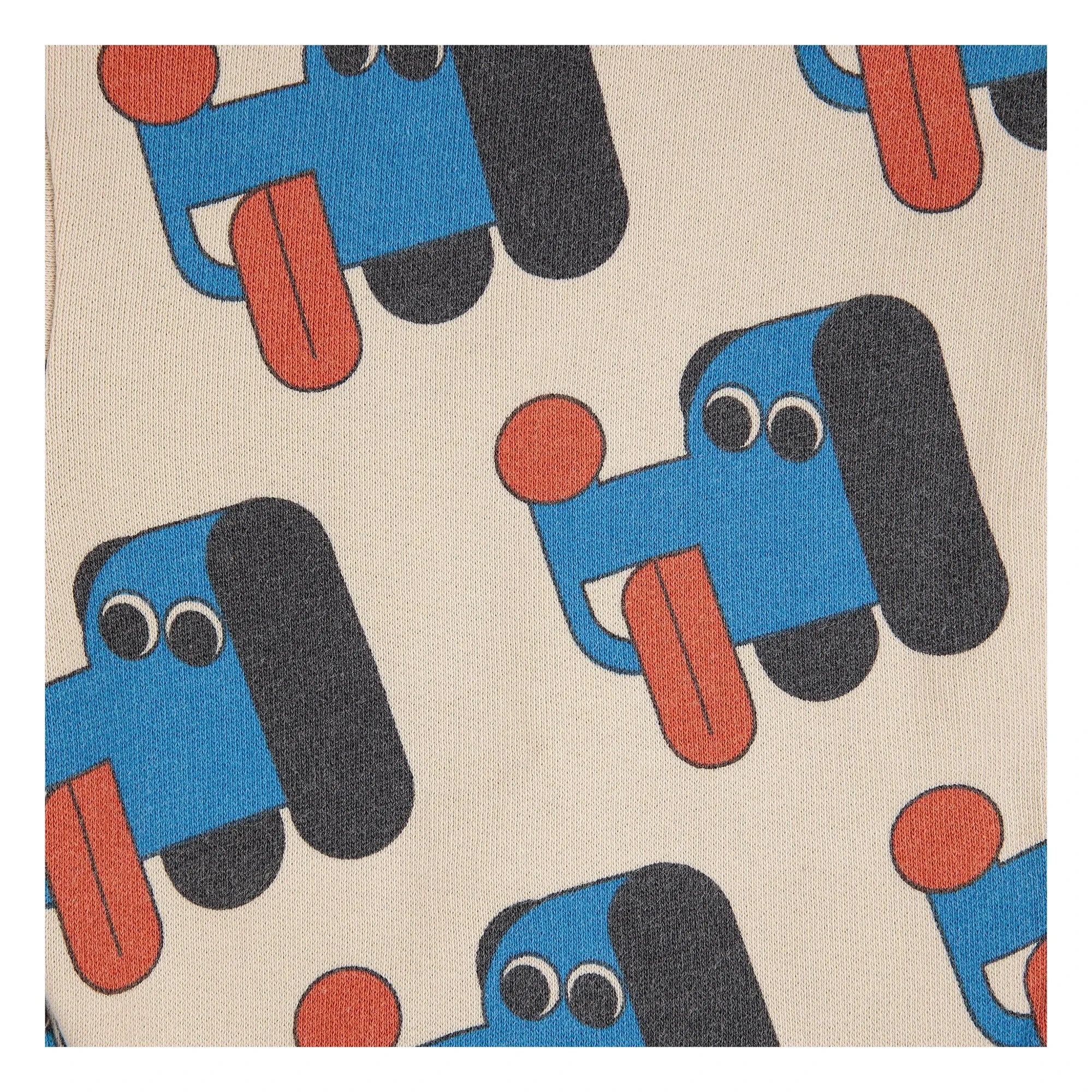 Bobo Choses - Kapüşonlu Sweat Dogs Organik Pamuk | Bej