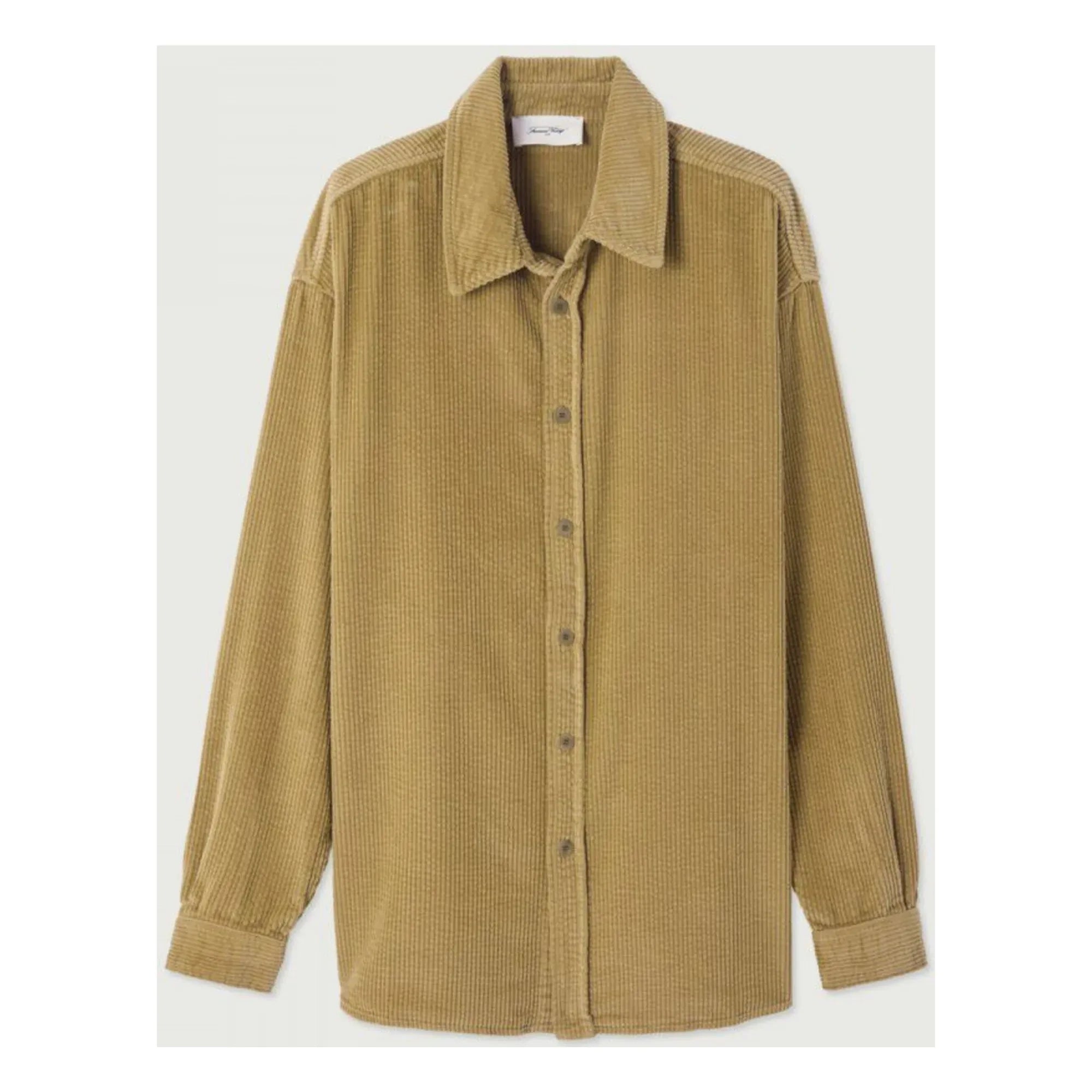American Vintage - Padow Cordhemd | Hellkhaki