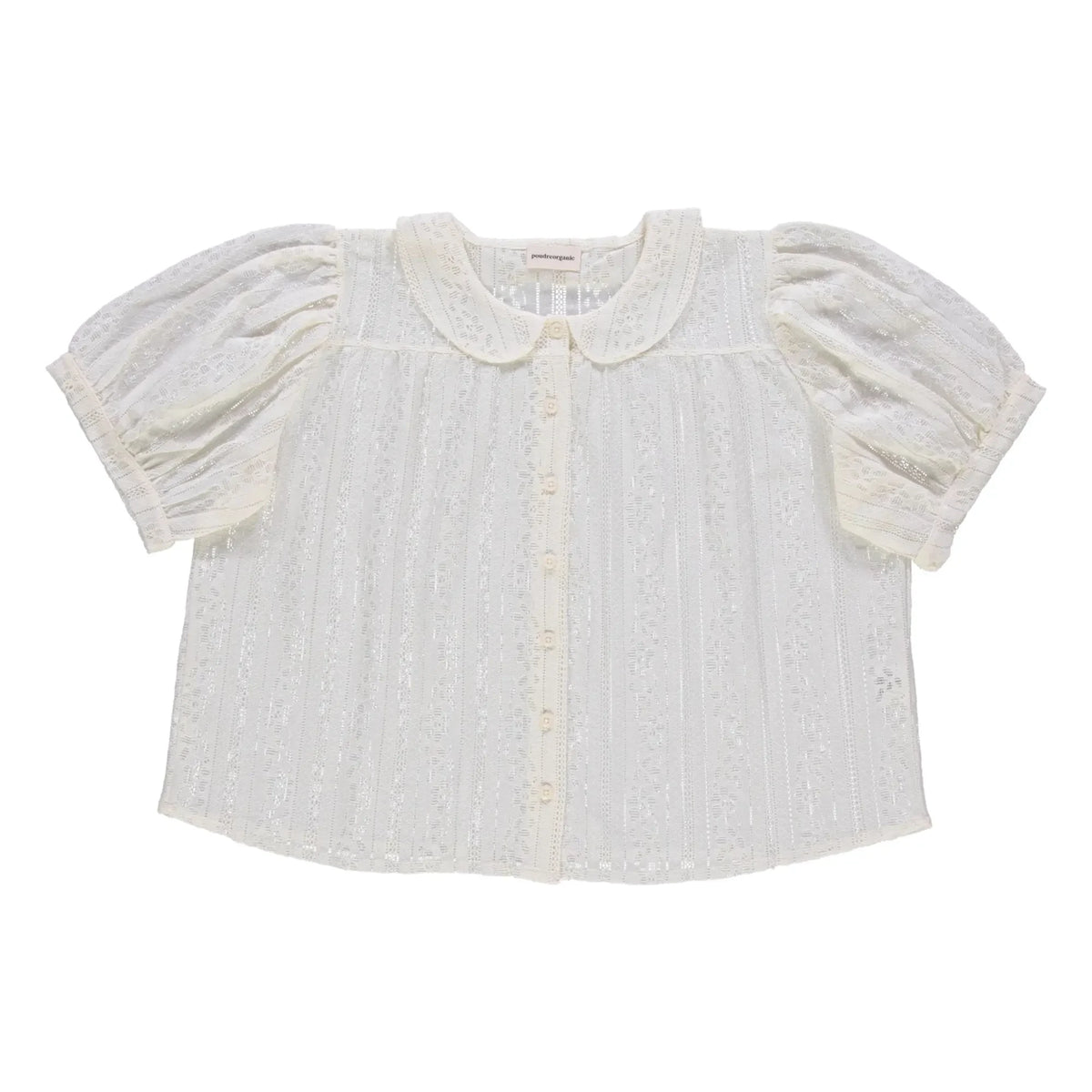 Poudre Organic - Ambre Dantel bluz | Ecru