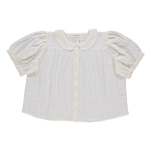 Poudre Organic - Ambre Dantel bluz | Ecru