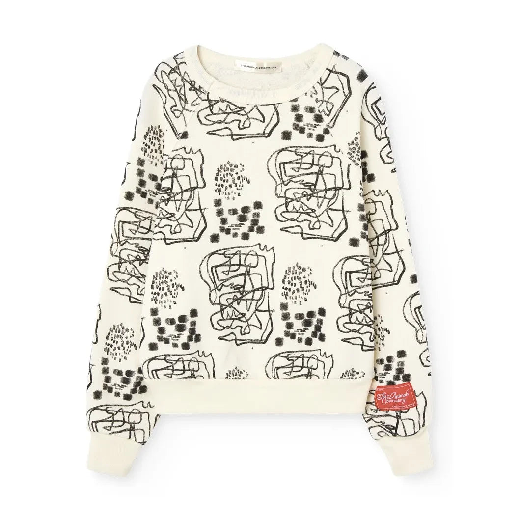 The Animals Observatory - Shark sweatshirt | Fildişi