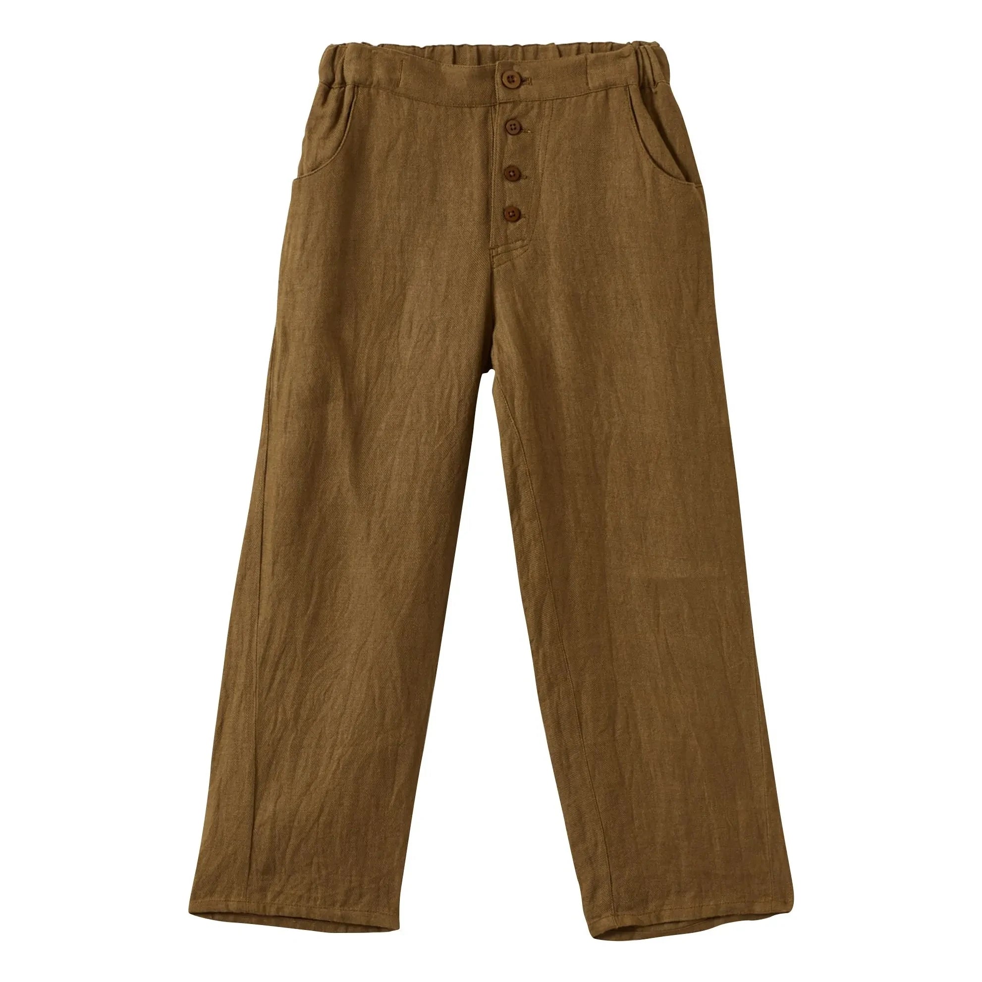 Caramel - Sullivan Keten Pantolon | Kahverengi