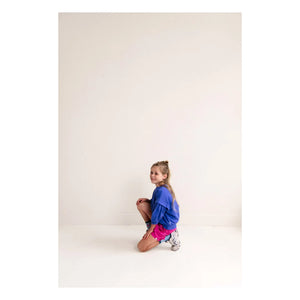 Jenest - Baloon Etoile organik pamuklu sweatshirt | Kobalt