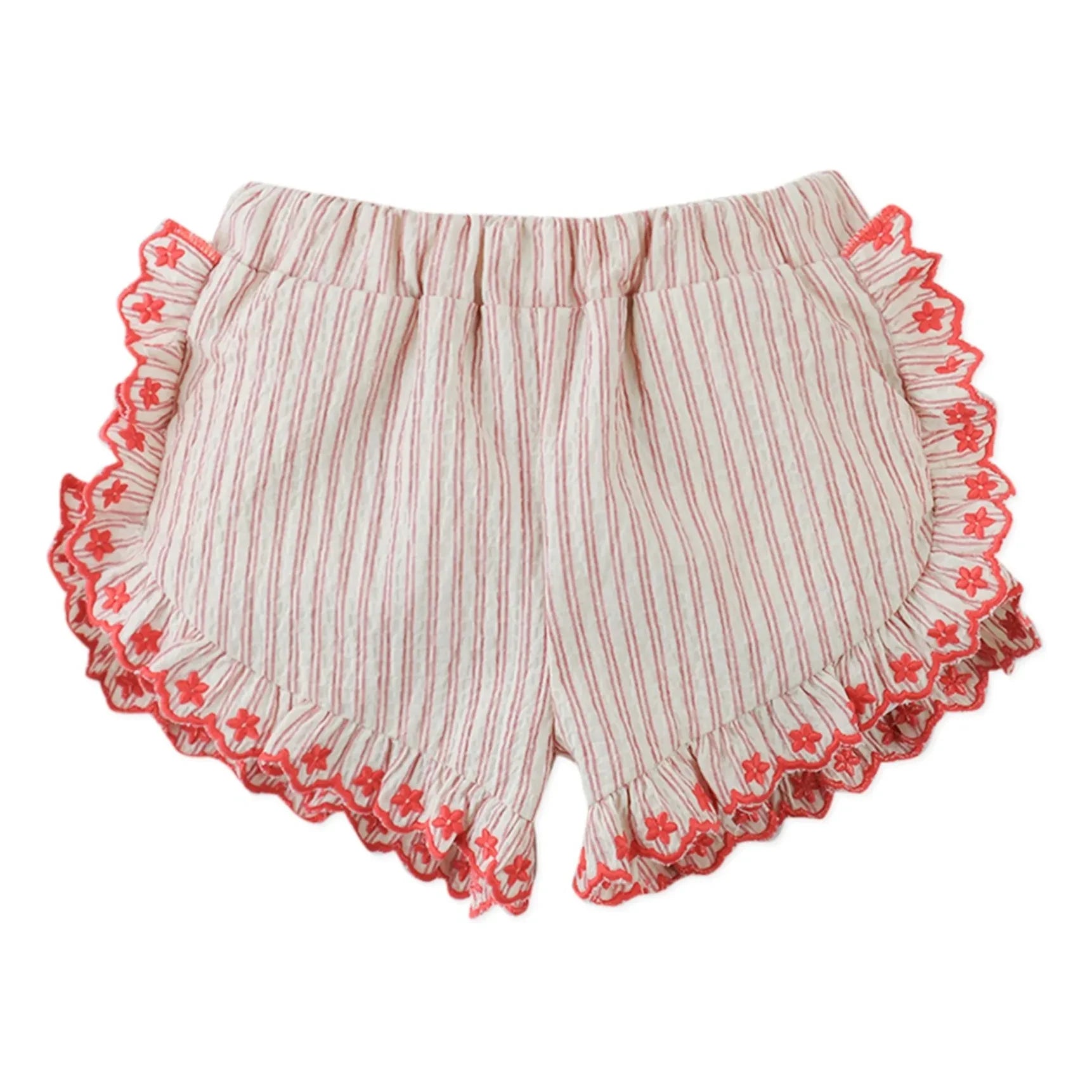 Gingersnaps - Juria Frilled Top and Shorts Set | Red