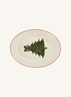 Anna + Nina - Plato de Servir para Árbol de Navidad | Blanco