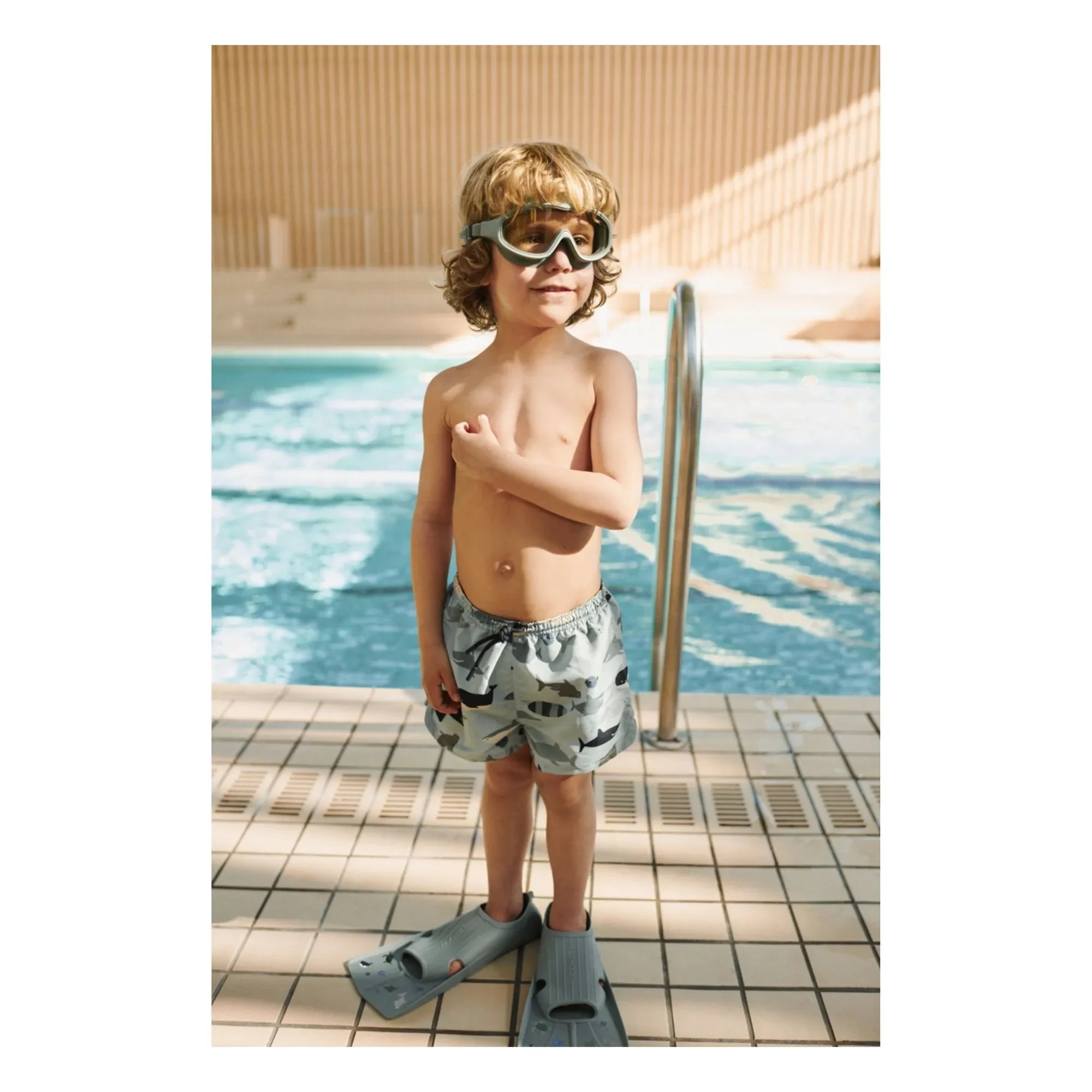 Liewood - Gustav palms | Navy/Herb