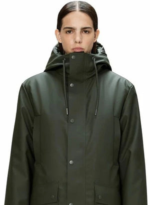 Rains - Uzun Parka Mont Nome W3T3 | Koyu yeşil