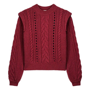 Louise Misha - Jersey Anika Laine - Colección Mujer | Rojo