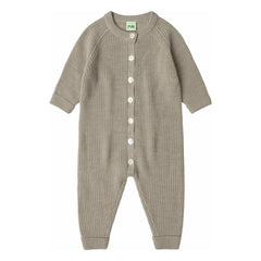 FUB - Merinowoll-Overall | Heather beige