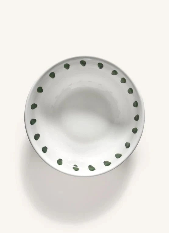 Serax - Charley Cuencos a Rayas - Set de 2 | Verde